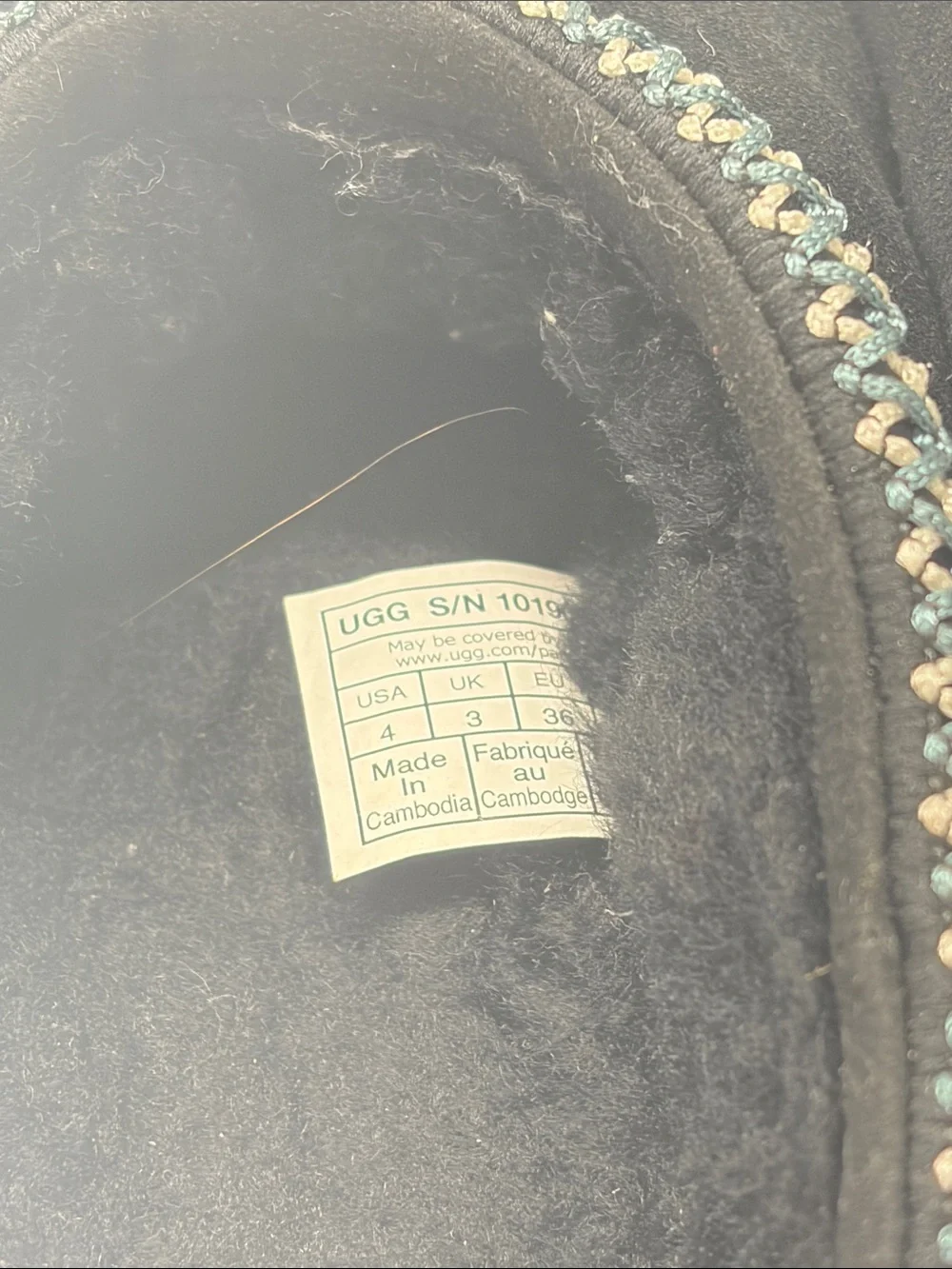Used UGG Suede Slip-on Clogs Size 4